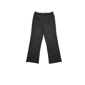 Lafayette 148 Wool Wide Leg Trouser Pants Sz 10 Career Office Professional Black